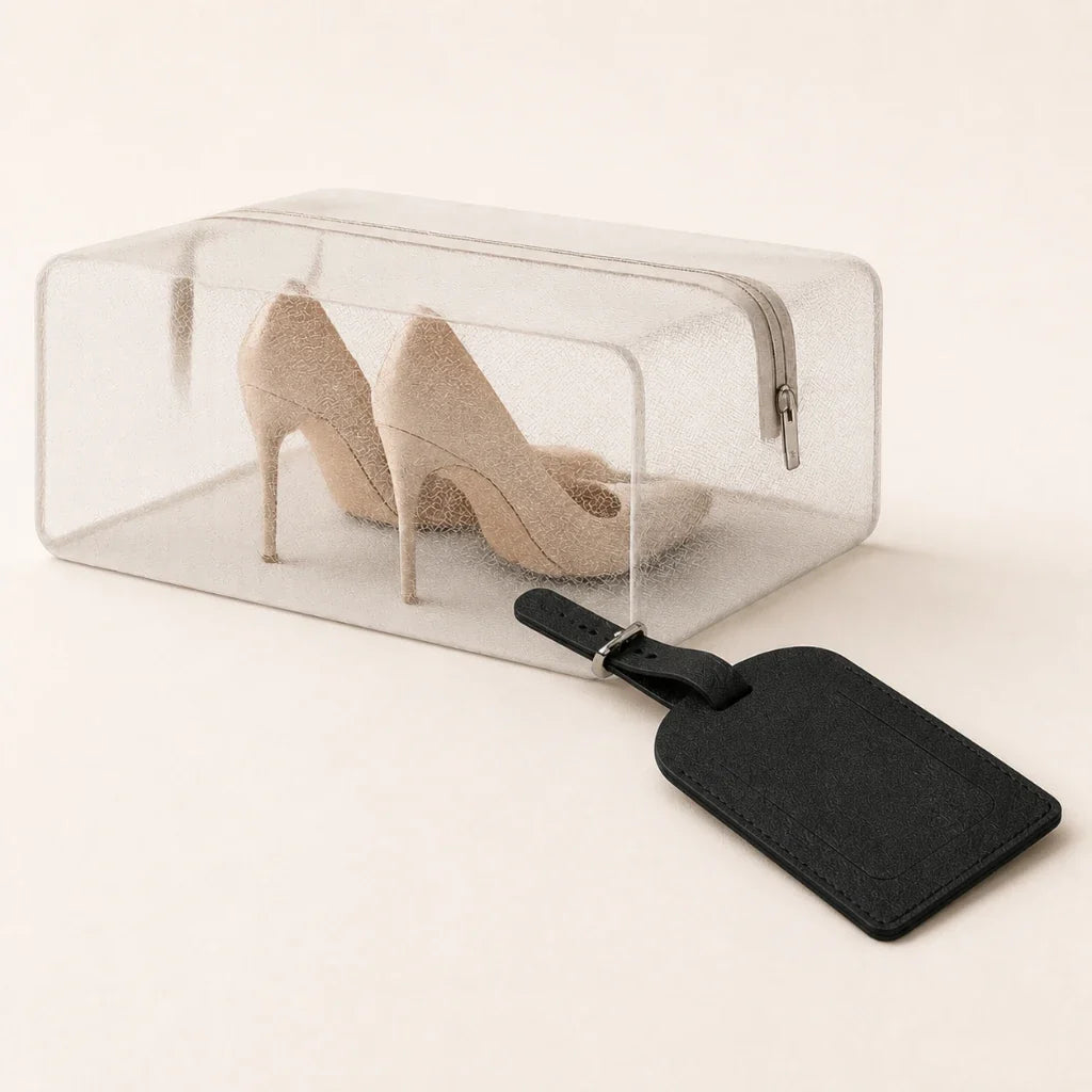 Soft Leather luggage Tag Signage
