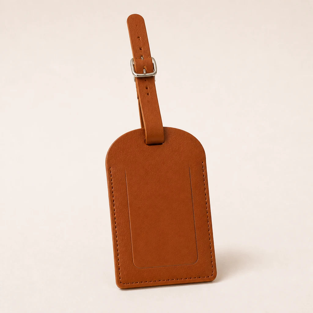 Soft Leather luggage Tag Signage